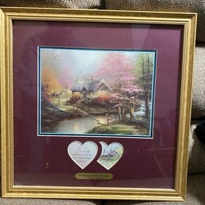 Thomas Kinkade framed